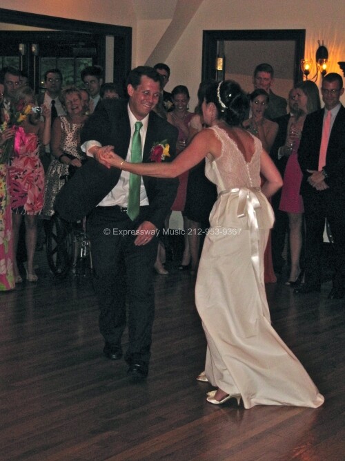 Bride and Groom first dance in Greenwich CT