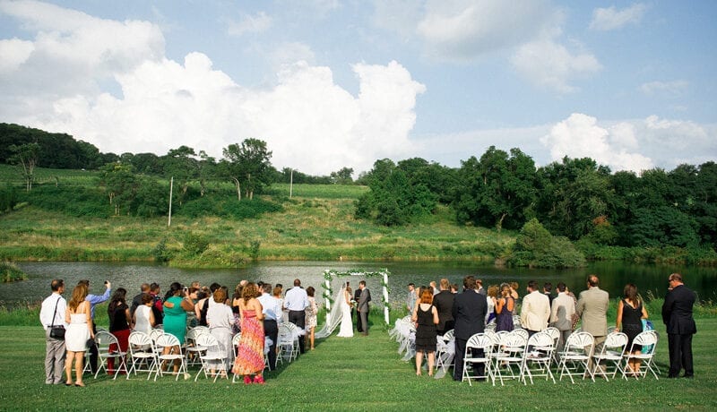 Millbrook Winery outdoor Wedding Ceremony