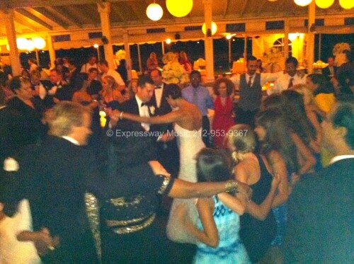 Dancing at wedding at the Larchmont Yacht Club