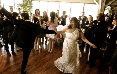 bride and Groom dancing
