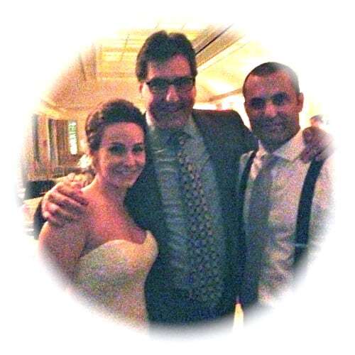 DJ Dave and Bride and Groom at the Hay Adams