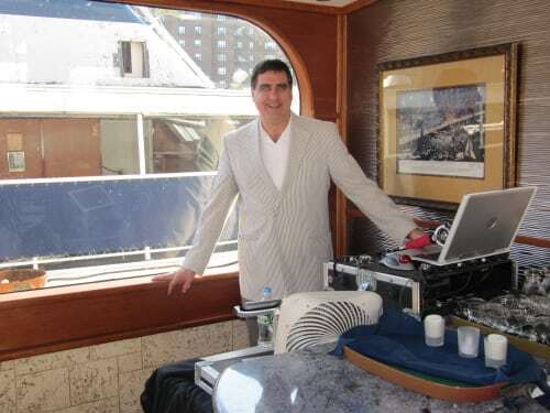 DJ Dave Swirsky on the Lexington Yacht NYC