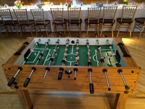 top view of our Foosball Game
