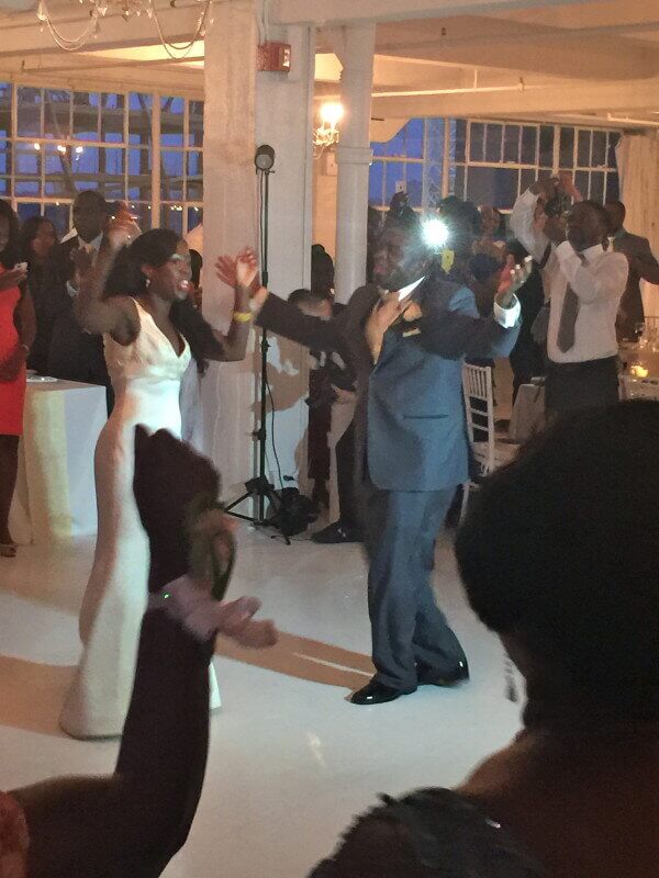 African & Hatian Bride and Groom first dance