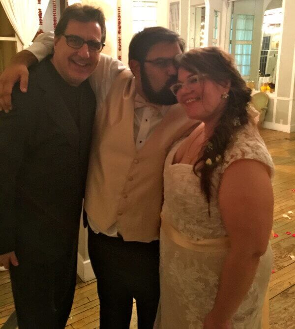 DJ, Groom and Bride