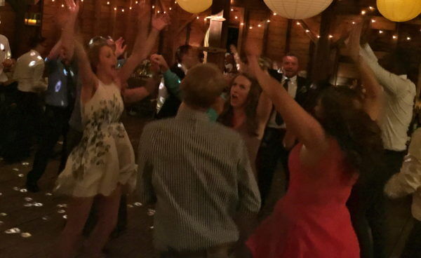 Shadow Lawn Wedding Guests Dancing