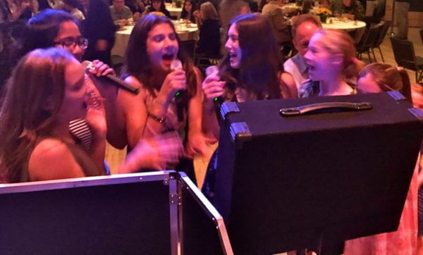 karaoke mitzvah girls singing