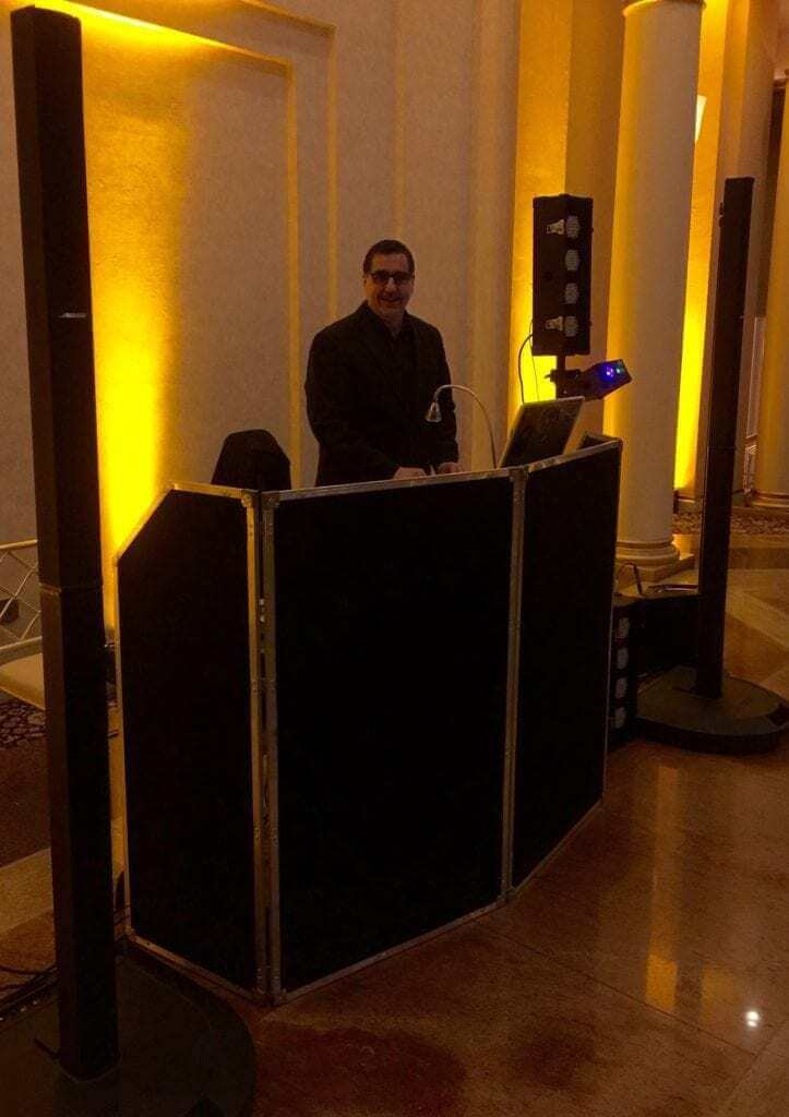 DJ Dave Swirsky Set Up at Glen Island Island Club in New Rochelle