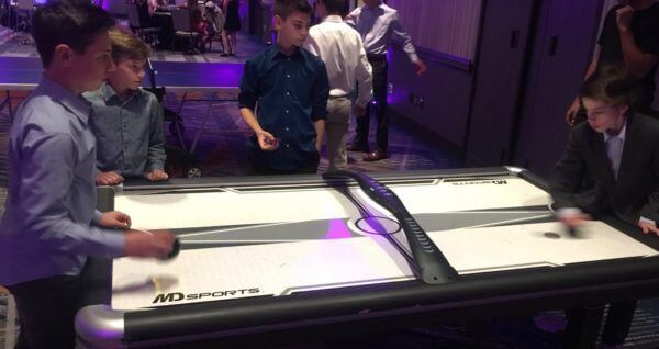 Air Hockey rental at Brooklyn Mitzvah