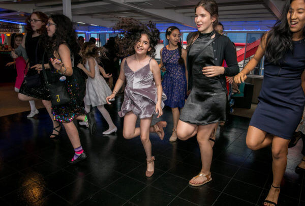 Bat Mitzvah Dancing on Yacht