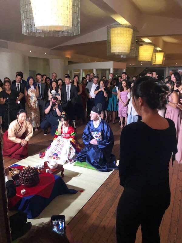 Korean tea ceremony at battery gardens