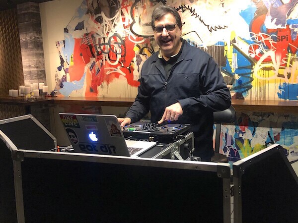 Expressway Music DJ Dave Swirsky front view at Spin NYC