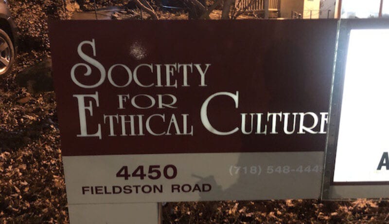 Ethical Culture Sign