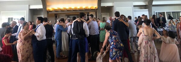 wedding reception dancing at the mercer lake boathouse in west windsor, nj