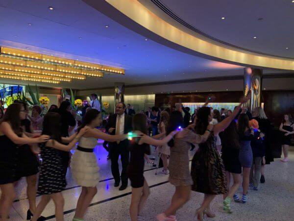 Bat Mitzvah Conga Line