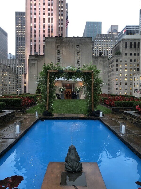 Rooftop Pool above Rockefeller Center
