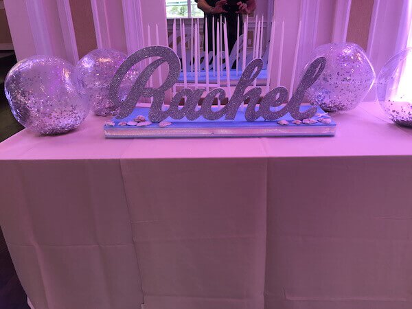 Bat Mitzvah Centerpiece