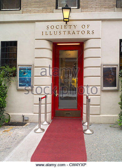 front entrance of Society of Illustrators