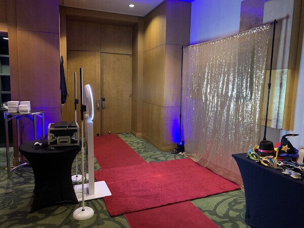 Open Air Photo Booth Side Shot