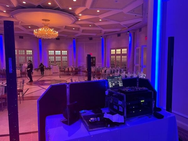 DJ View from Stage at Terrace on the Park Queens wedding