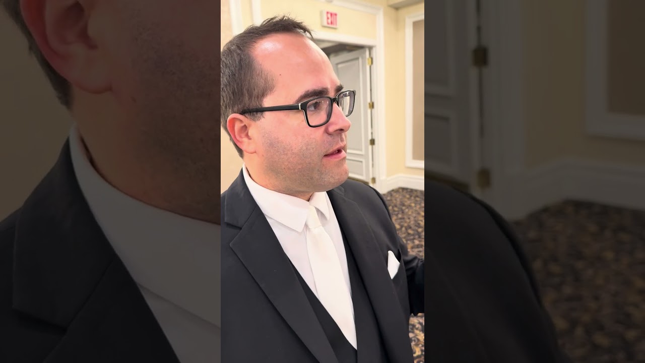 Groom tells DJ Dave Swirsky what he thought of his wedding party