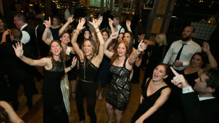 Guests dancing at a City Winery wedding in New York