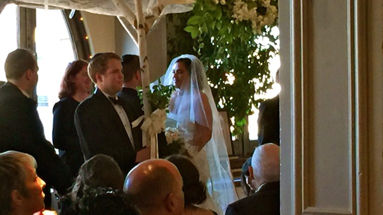 Wedding ceremony at the Manhattan Penthouse