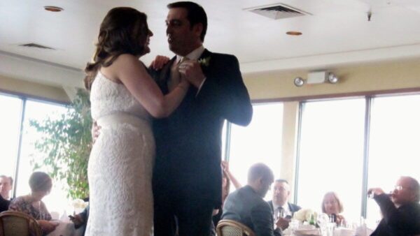First dance by the windows at The Water Club